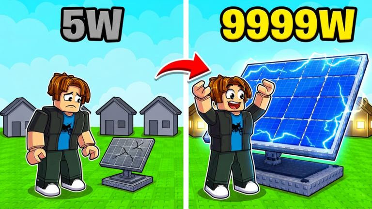 Official Power Your City artwork comparing lower and higher power output